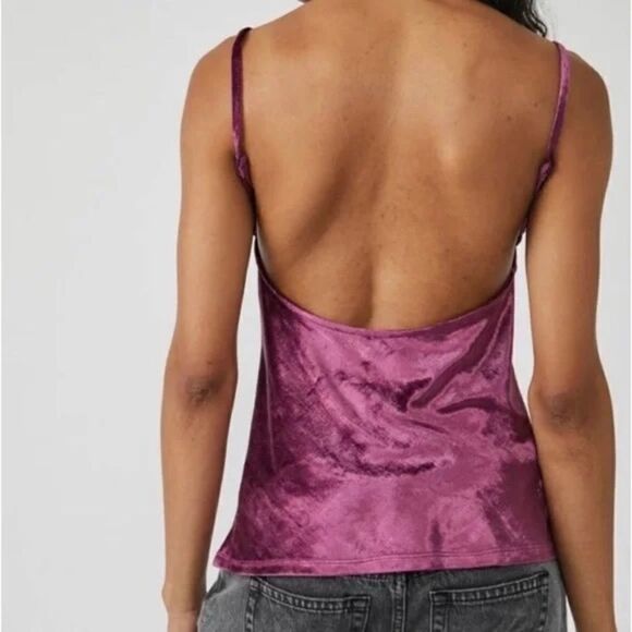 NWT FREE PEOPLE All Night Velvet Tank - Picture 2 of 3